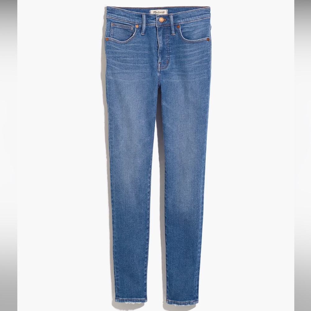 Madewell 9” Mid-Rise Skinny Jeans in Pearson Wash